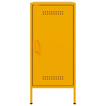 vidaXL Ντουλάπια 2 τεμ. Μουσταρδί 36x39x79cm από Χάλυβα