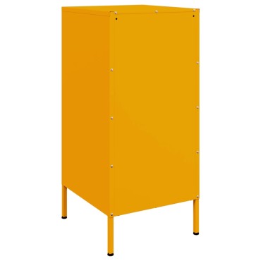 vidaXL Ντουλάπια 2 τεμ. Μουσταρδί 36x39x79cm από Χάλυβα
