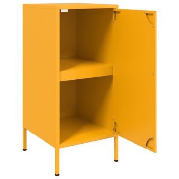 vidaXL Ντουλάπια 2 τεμ. Μουσταρδί 36x39x79cm από Χάλυβα