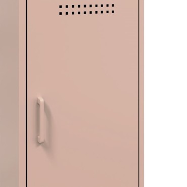 vidaXL Ντουλάπι Ροζ 36x39x79cm από Χάλυβα 1 τεμ.
