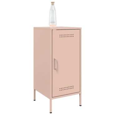 vidaXL Ντουλάπι Ροζ 36x39x79cm από Χάλυβα 1 τεμ.