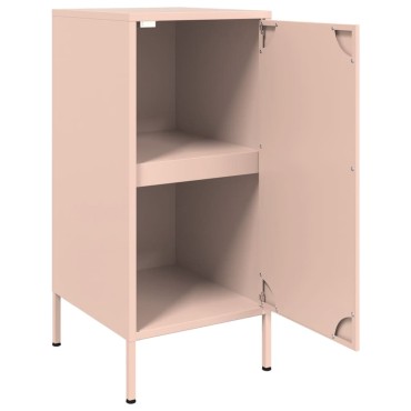 vidaXL Ντουλάπι Ροζ 36x39x79cm από Χάλυβα 1 τεμ.