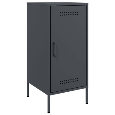 vidaXL Ντουλάπι Ανθρακί 36x39x79cm από Χάλυβα 1 τεμ.