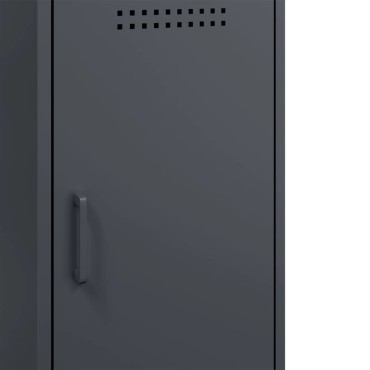 vidaXL Ντουλάπι Ανθρακί 36x39x79cm από Χάλυβα 1 τεμ.