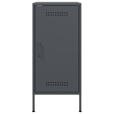 vidaXL Ντουλάπι Ανθρακί 36x39x79cm από Χάλυβα 1 τεμ.