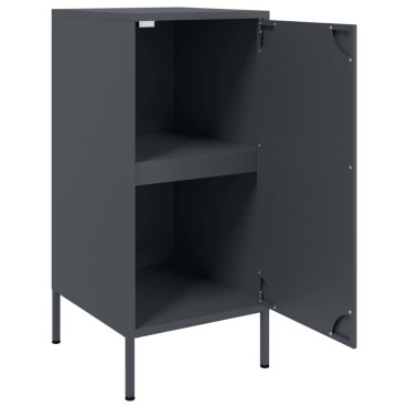 vidaXL Ντουλάπι Ανθρακί 36x39x79cm από Χάλυβα 1 τεμ.