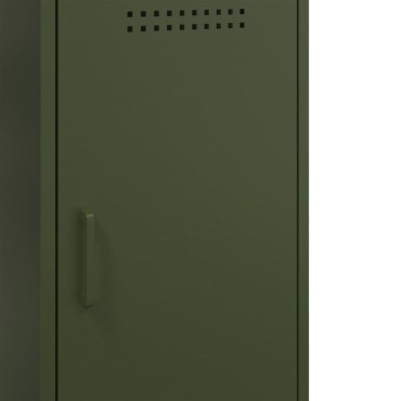 vidaXL Ντουλάπια 2 τεμ. Λαδί 36x39x79cm από Χάλυβα