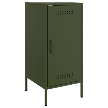 vidaXL Ντουλάπια 2 τεμ. Λαδί 36x39x79cm από Χάλυβα
