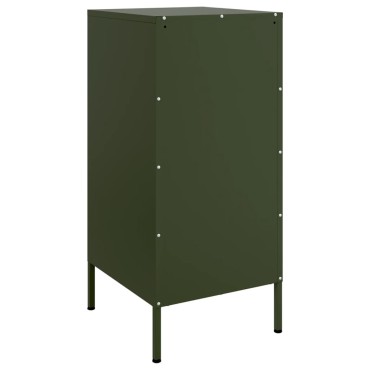 vidaXL Ντουλάπια 2 τεμ. Λαδί 36x39x79cm από Χάλυβα
