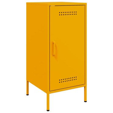 vidaXL Ντουλάπι Μουσταρδί 36x39x79cm από Ατσάλι 1 τεμ.
