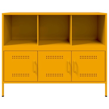 vidaXL Ντουλάπι Μουσταρδί 100,5x39x79cm από Ατσάλι 1 τεμ.