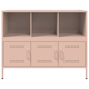 vidaXL Ντουλάπι Ροζ 100,5x39x79cm από Χάλυβα 1 τεμ.