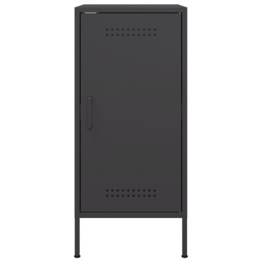 vidaXL Ντουλάπια 2 τεμ. Μαύρα 36x39x79cm από Χάλυβα