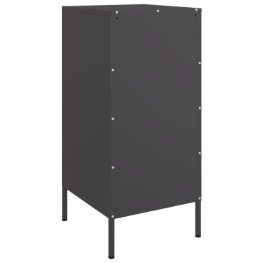 vidaXL Ντουλάπια 2 τεμ. Μαύρα 36x39x79cm από Χάλυβα