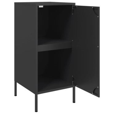 vidaXL Ντουλάπια 2 τεμ. Μαύρα 36x39x79cm από Χάλυβα