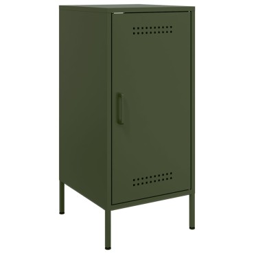 vidaXL Ντουλάπι Πράσινο Λαδί 36x39x79cm από Ατσάλι 1 τεμ.