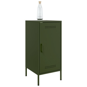 vidaXL Ντουλάπι Πράσινο Λαδί 36x39x79cm από Ατσάλι 1 τεμ.