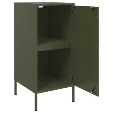 vidaXL Ντουλάπι Πράσινο Λαδί 36x39x79cm από Ατσάλι 1 τεμ.