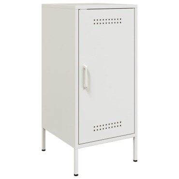 vidaXL Ντουλάπι Λευκό 36x39x79cm από Χάλυβα 1 τεμ.
