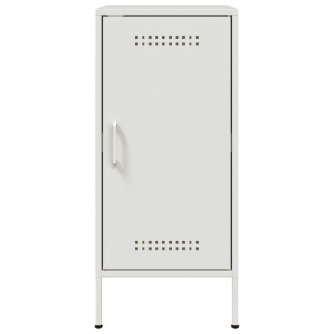 vidaXL Ντουλάπι Λευκό 36x39x79cm από Χάλυβα 1 τεμ.