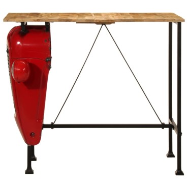 vidaXL Σετ Μπαρ 5 τεμ. από Μασίφ Ξύλο Μάνγκο 120x55x107cm