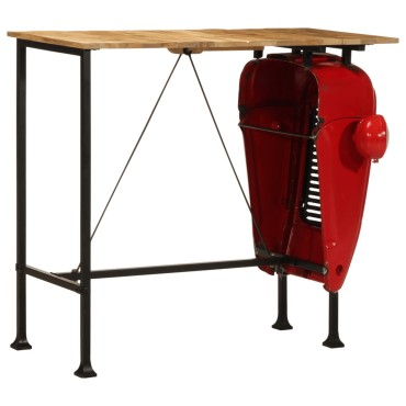 vidaXL Σετ Μπαρ 5 τεμ. από Μασίφ Ξύλο Μάνγκο 120x55x107cm