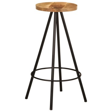 vidaXL Σετ Μπαρ 5 τεμ. από Μασίφ Ξύλο Μάνγκο 120x55x107cm