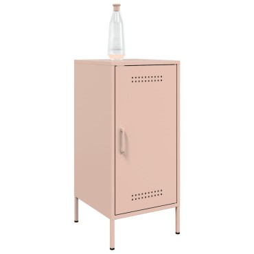 vidaXL Ντουλάπια 2 τεμ. Ροζ 36x39x79cm από Χάλυβα