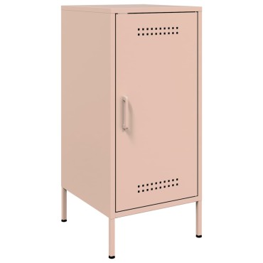 vidaXL Ντουλάπια 2 τεμ. Ροζ 36x39x79cm από Χάλυβα