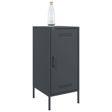 vidaXL Ντουλάπια 2 τεμ. Ανθρακί 36x39x79cm από Χάλυβα