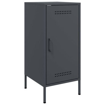 vidaXL Ντουλάπια 2 τεμ. Ανθρακί 36x39x79cm από Χάλυβα