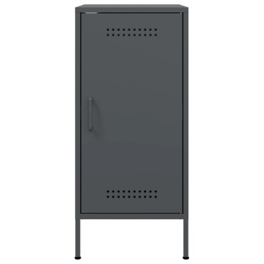 vidaXL Ντουλάπια 2 τεμ. Ανθρακί 36x39x79cm από Χάλυβα