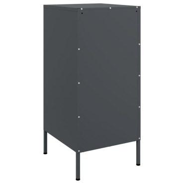 vidaXL Ντουλάπια 2 τεμ. Ανθρακί 36x39x79cm από Χάλυβα