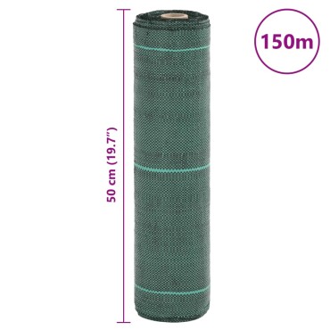 vidaXL Μεμβράνη Εδαφοκάλυψης Πράσινη 0,5x150 μ. από Πολυπροπυλένιο