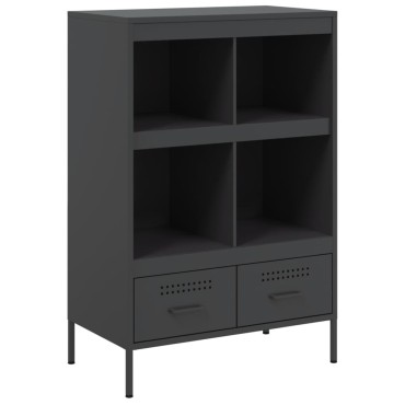 vidaXL Ντουλάπι Μαύρο 68x39x101,5cm από Χάλυβα 1 τεμ.