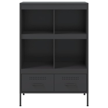 vidaXL Ντουλάπι Μαύρο 68x39x101,5cm από Χάλυβα 1 τεμ.