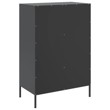 vidaXL Ντουλάπι Μαύρο 68x39x101,5cm από Χάλυβα 1 τεμ.
