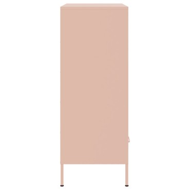 vidaXL Ντουλάπι Ροζ 68x39x101,5cm από Χάλυβα 1 τεμ.