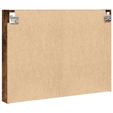 vidaXL Βιτρίνα Καπνιστή Δρυς 80x8,5x58cm από Επεξεργασμένο Ξύλο