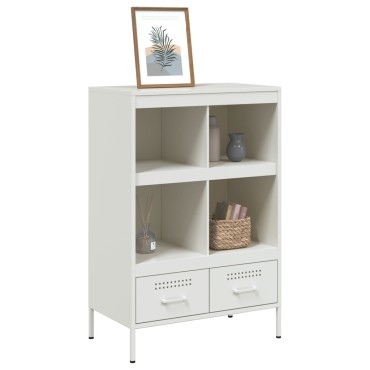 vidaXL Ντουλάπι Λευκό 68x39x101,5cm από Χάλυβα 1 τεμ.