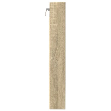 vidaXL Βιτρίνα Χρώμα Sonoma Δρυς 80x8,5x58cm από Επεξεργασμένο Ξύλο