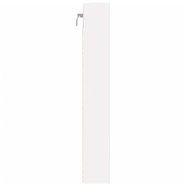 vidaXL Ραφιέρα Λευκή 80x8,5x58cm από Επεξεργασμένο Ξύλο 1 τεμ.