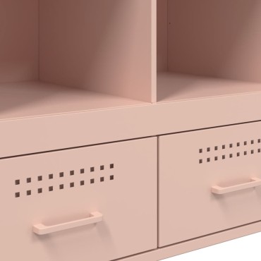 vidaXL Ντουλάπι Ροζ 68x39x101,5cm από Χάλυβα 1 τεμ.