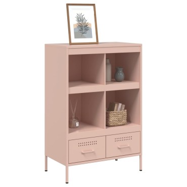 vidaXL Ντουλάπι Ροζ 68x39x101,5cm από Χάλυβα 1 τεμ.