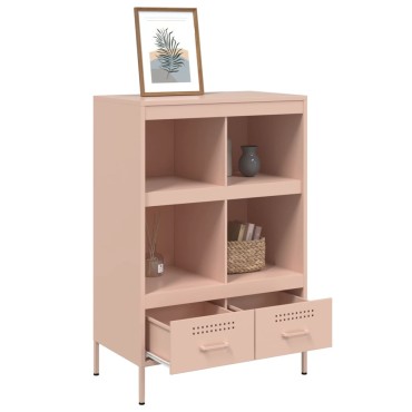 vidaXL Ντουλάπι Ροζ 68x39x101,5cm από Χάλυβα 1 τεμ.