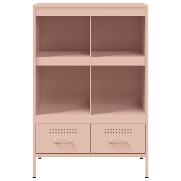 vidaXL Ντουλάπι Ροζ 68x39x101,5cm από Χάλυβα 1 τεμ.