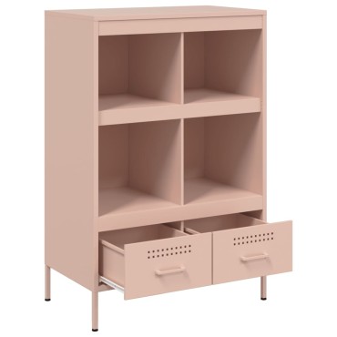 vidaXL Ντουλάπι Ροζ 68x39x101,5cm από Χάλυβα 1 τεμ.