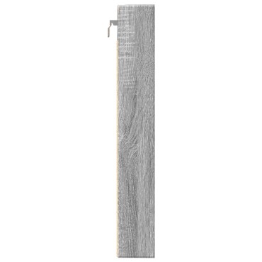 vidaXL Βιτρίνα Γκρι Sonoma 80x8,5x58cm από Επεξεργασμένο Ξύλο