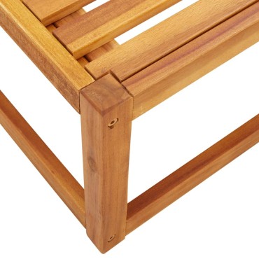 vidaXL Τραπέζι Κήπου 65x65x29cm από Μασίφ Ξύλο Ακακίας