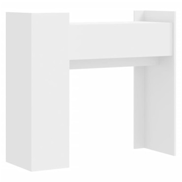 vidaXL Τραπεζάκι Κονσόλα Λευκό 100x35x90cm από Επεξεργασμένο Ξύλο 1 τεμ.